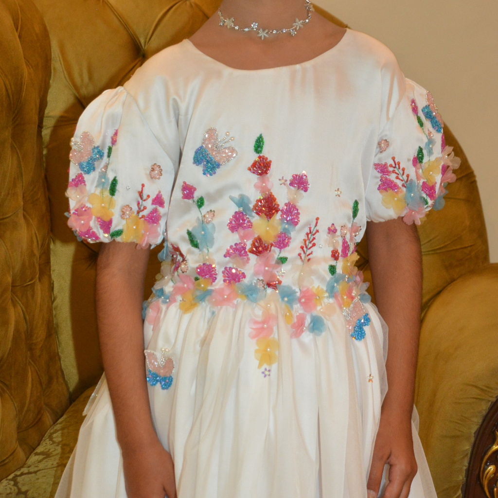 3D Floral Frock - Image 2